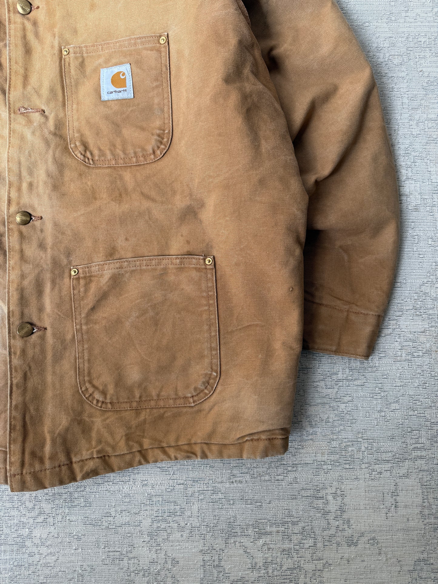 Carhartt J001 Duck Canvas Chore Coat Jacket (XL)