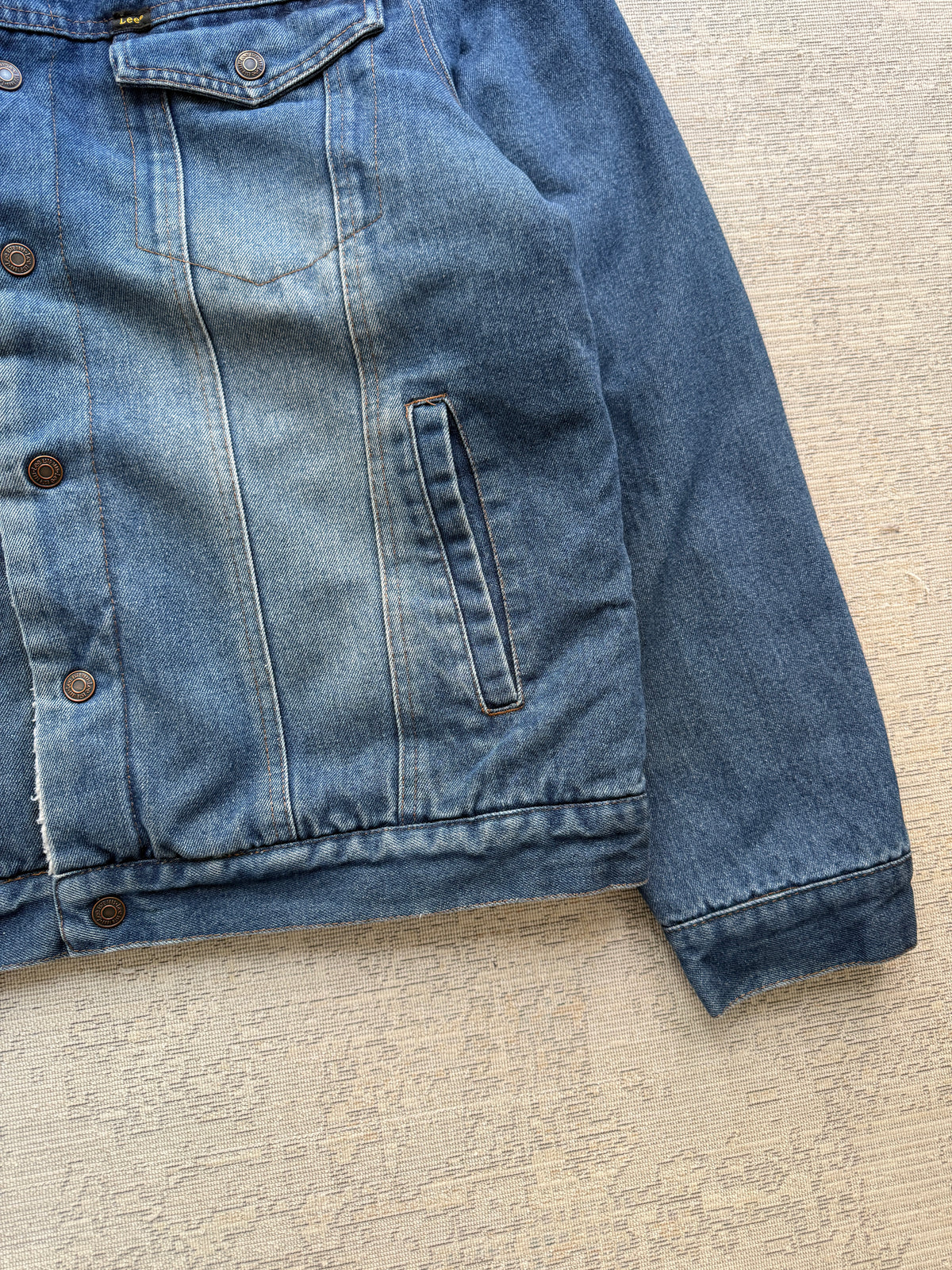 Lee Sherpa Rider Denim Jacket (M)