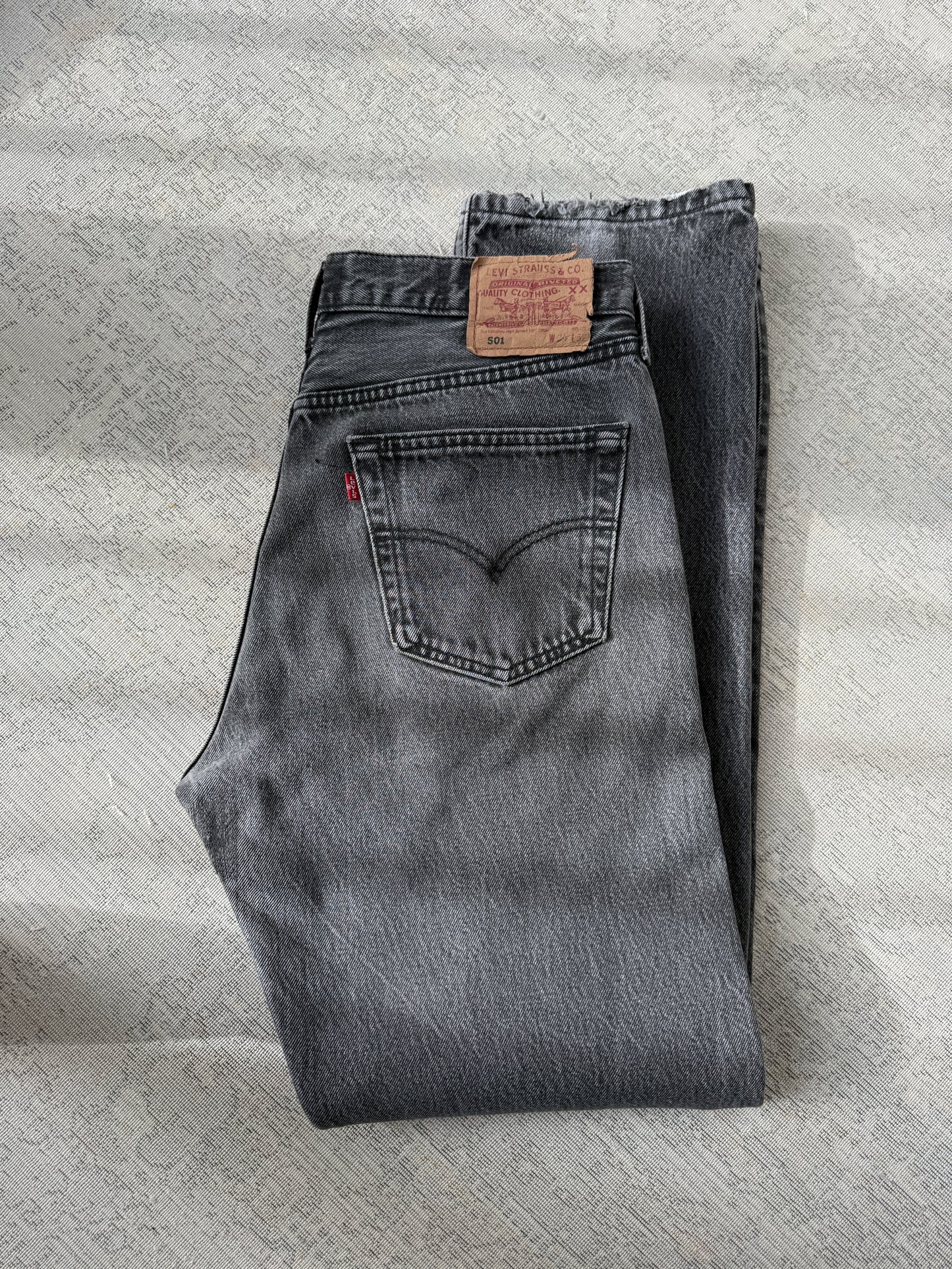 Levi’s 501 Heather Gray Jeans (W34 L32)