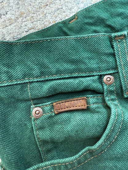 Wrangler Vintage Faded Green Jeans (W32 L32)
