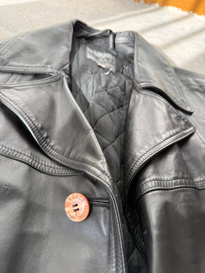 Versace Jeans Couture 90’s Style Leather Jacket (L)