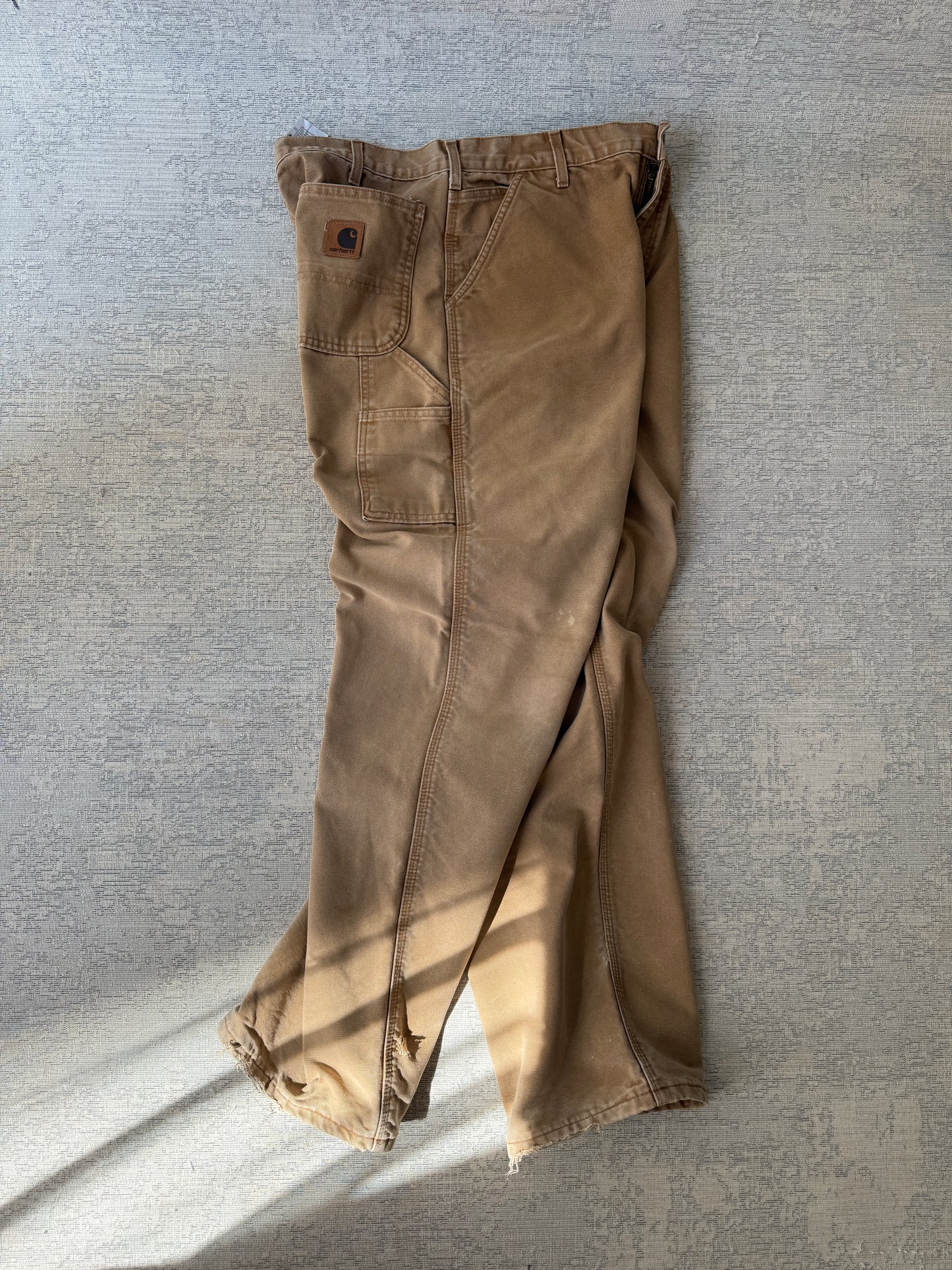 Carhartt B111 Washed Duck Flannel-Lined Work Pant  (W36 L32)