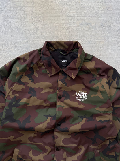 Vans Off The Wall Camo Coach Jacket (XL)