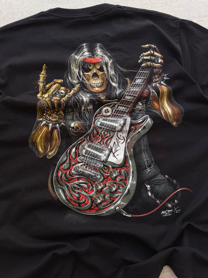 Skull Rock Guitar Metal Tee (XXL)