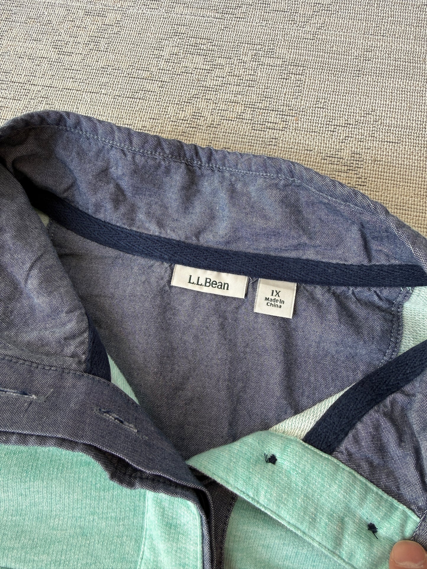 L.L Bean 1/4 Fleece Sweater (XL)