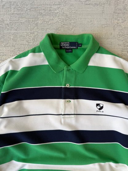 Ralph Lauren Stripe Longsleeve Polo (M)