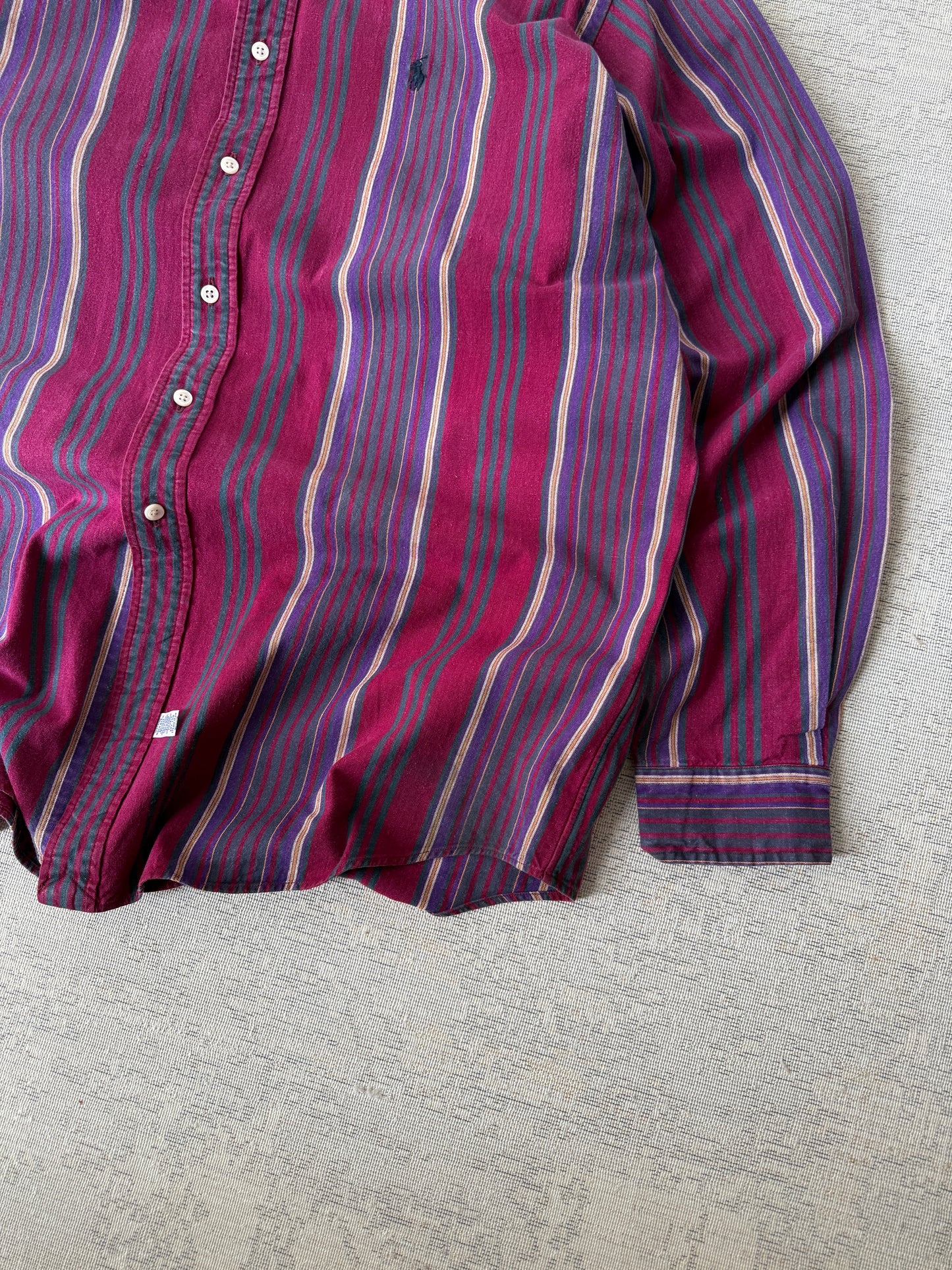Ralph Lauren Vintage 100% Cotton LS Shirt (XL)