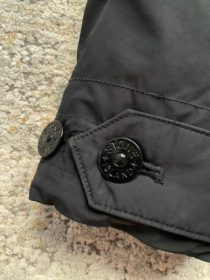 Stone Island Micro Reps Down Hooded Fur Parka Jacket (L)