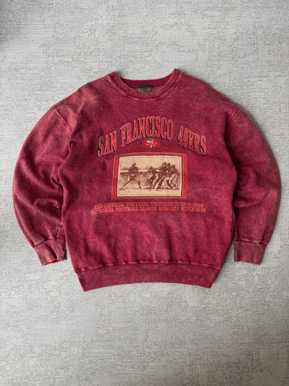 Vintage San Francisco 49ers Washed Crewneck Sweatshirt (L)