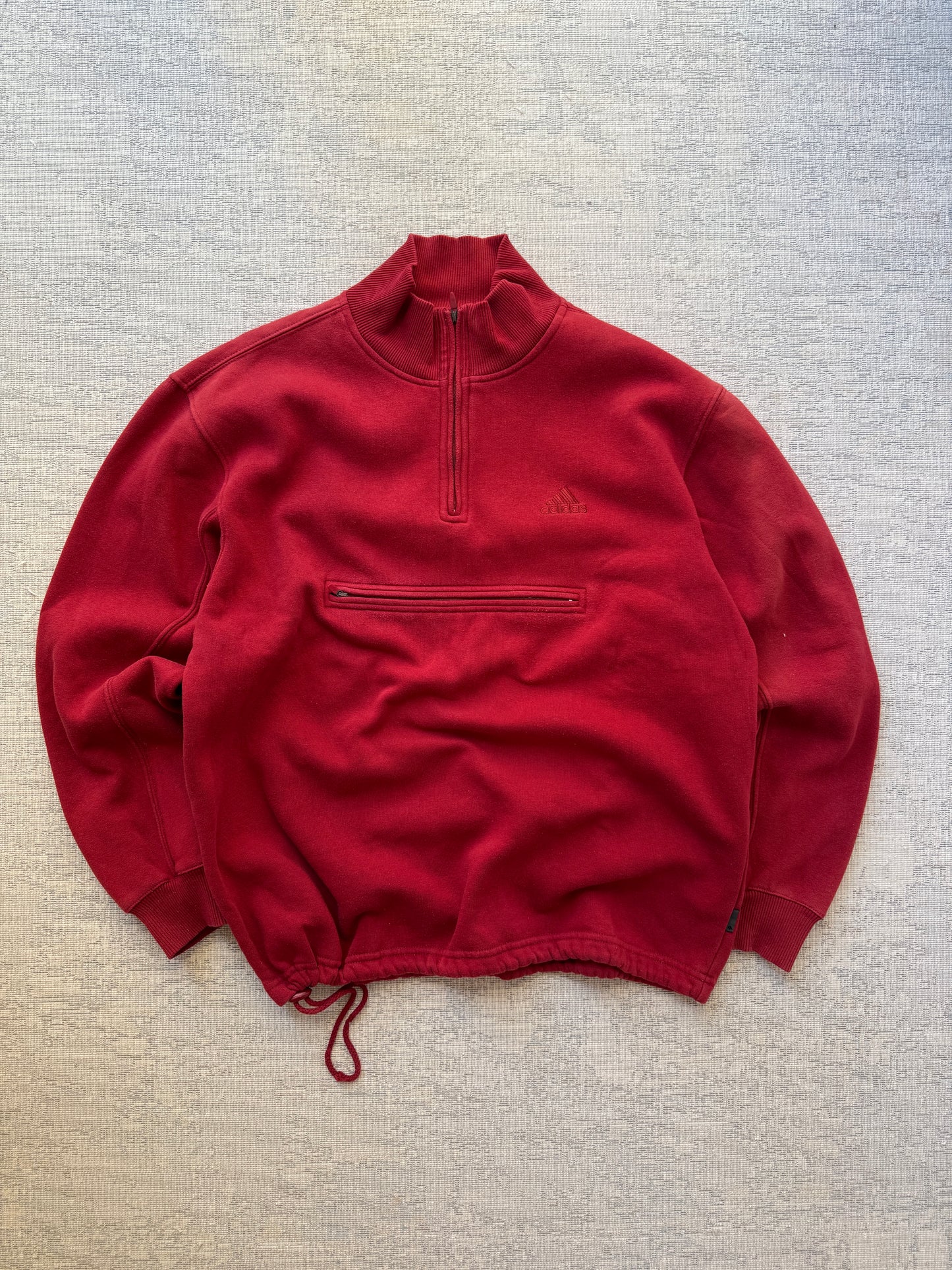 Adidas Vintage 1/4 Zip Fleece Sweater (M)