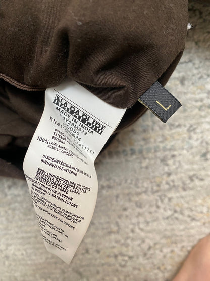 Napapijri Vintage Leather Jacket (L)