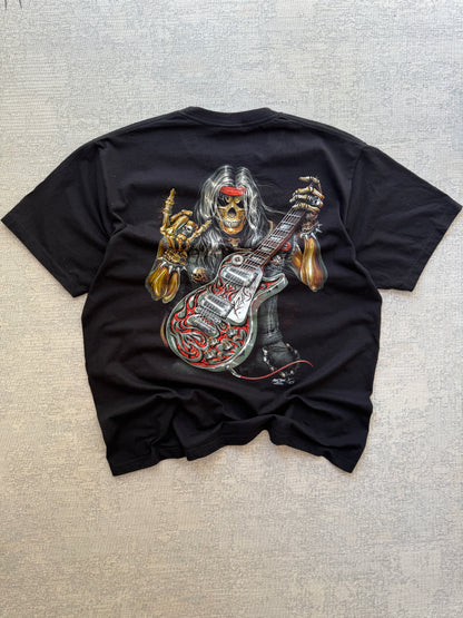 Skull Rock Guitar Metal Tee (XXL)