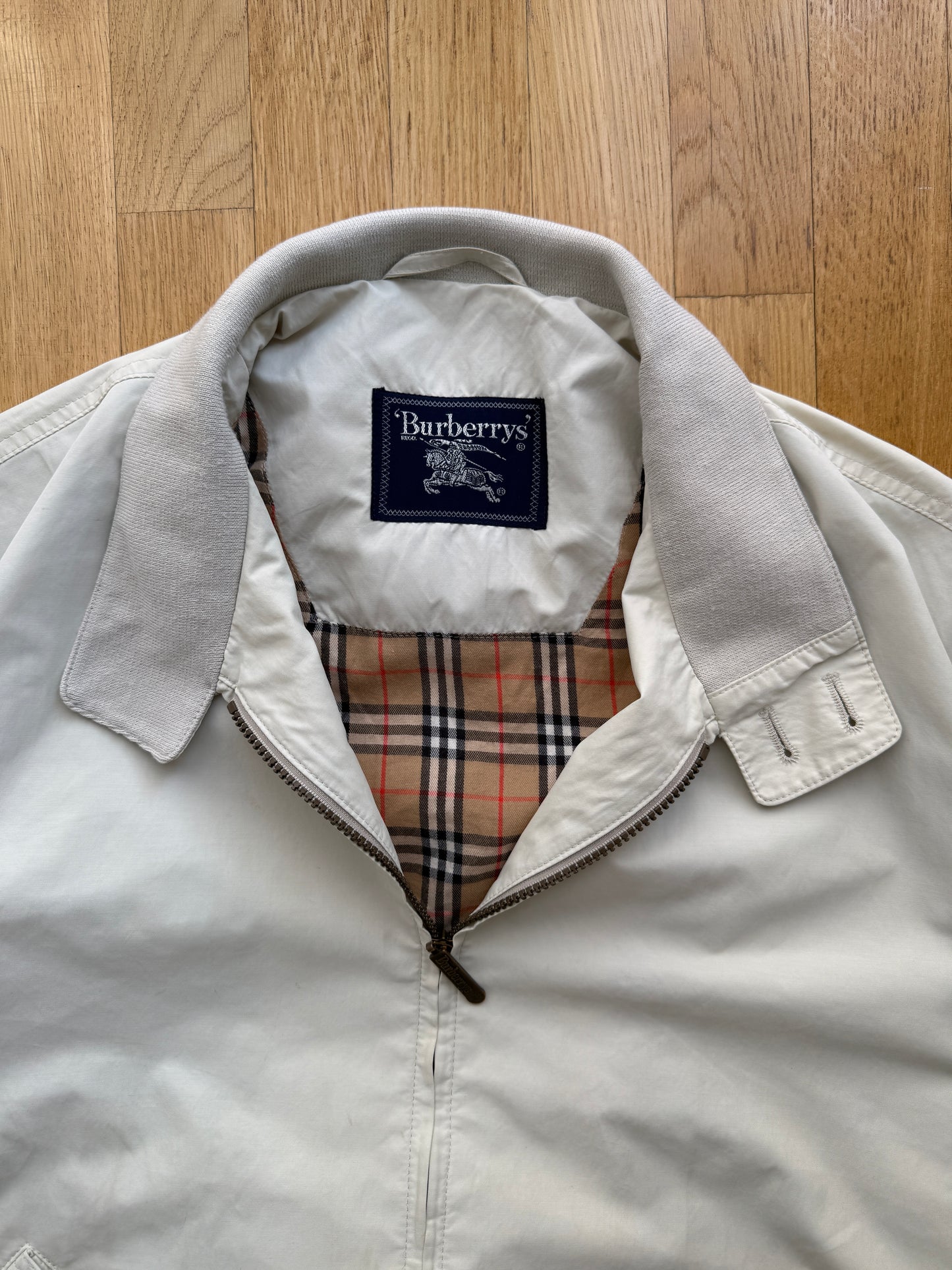 Vintage Burberrys Nova Check Harrington Unisex Jacket (M/L)