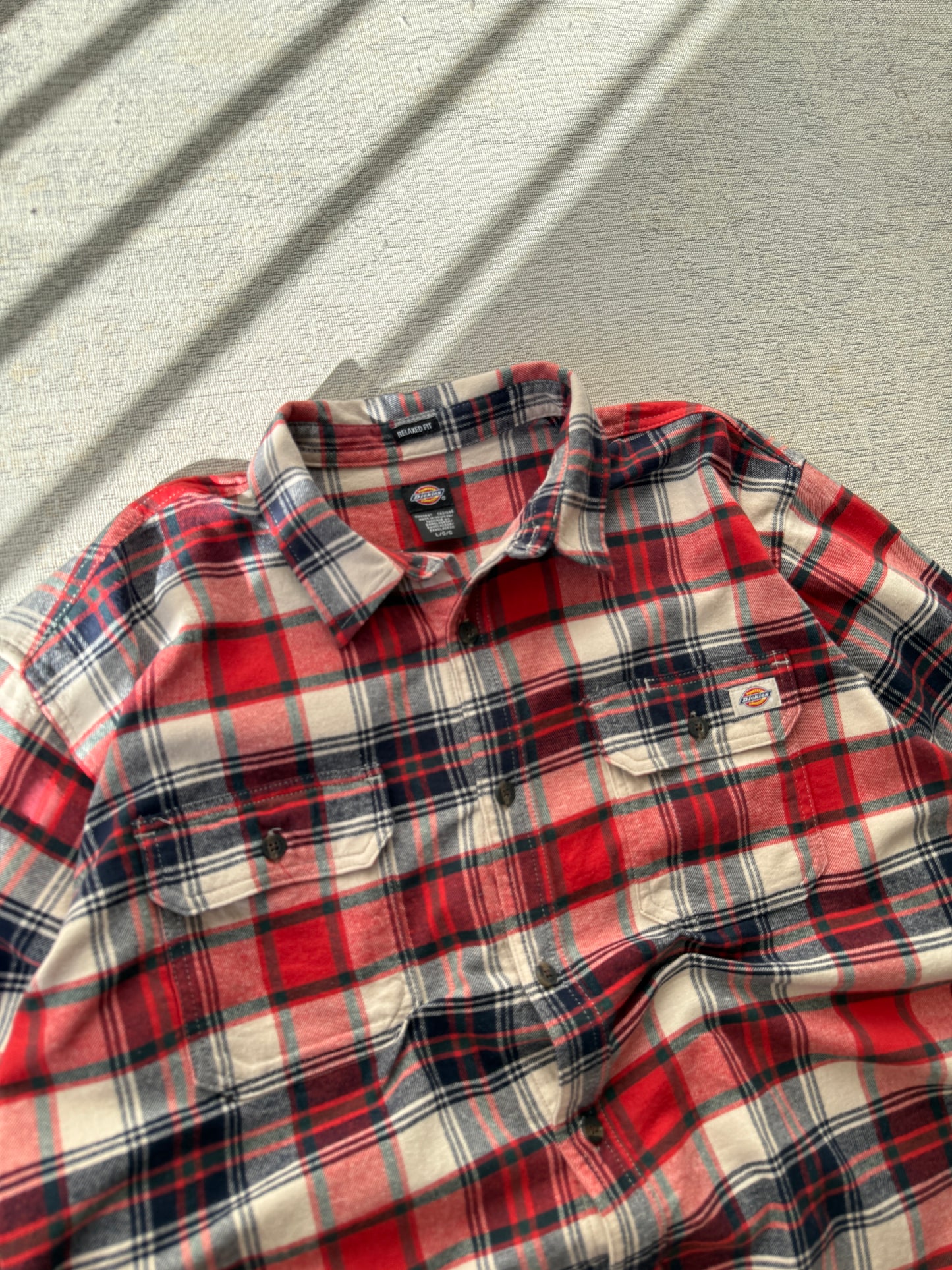 Dickies Relaxed Flannel Shirt (L)