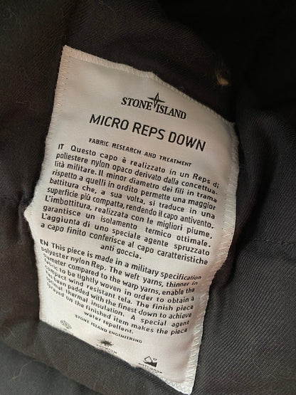Stone Island Micro Reps Down Hooded Fur Parka Jacket (L)