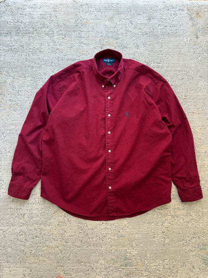 Ralph Lauren 100% Cotton LS Shirt (XL)