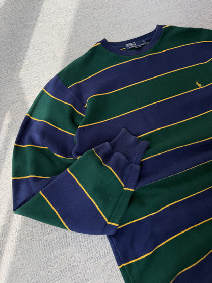 Ralph Lauren Striped LS Sweater (XL)