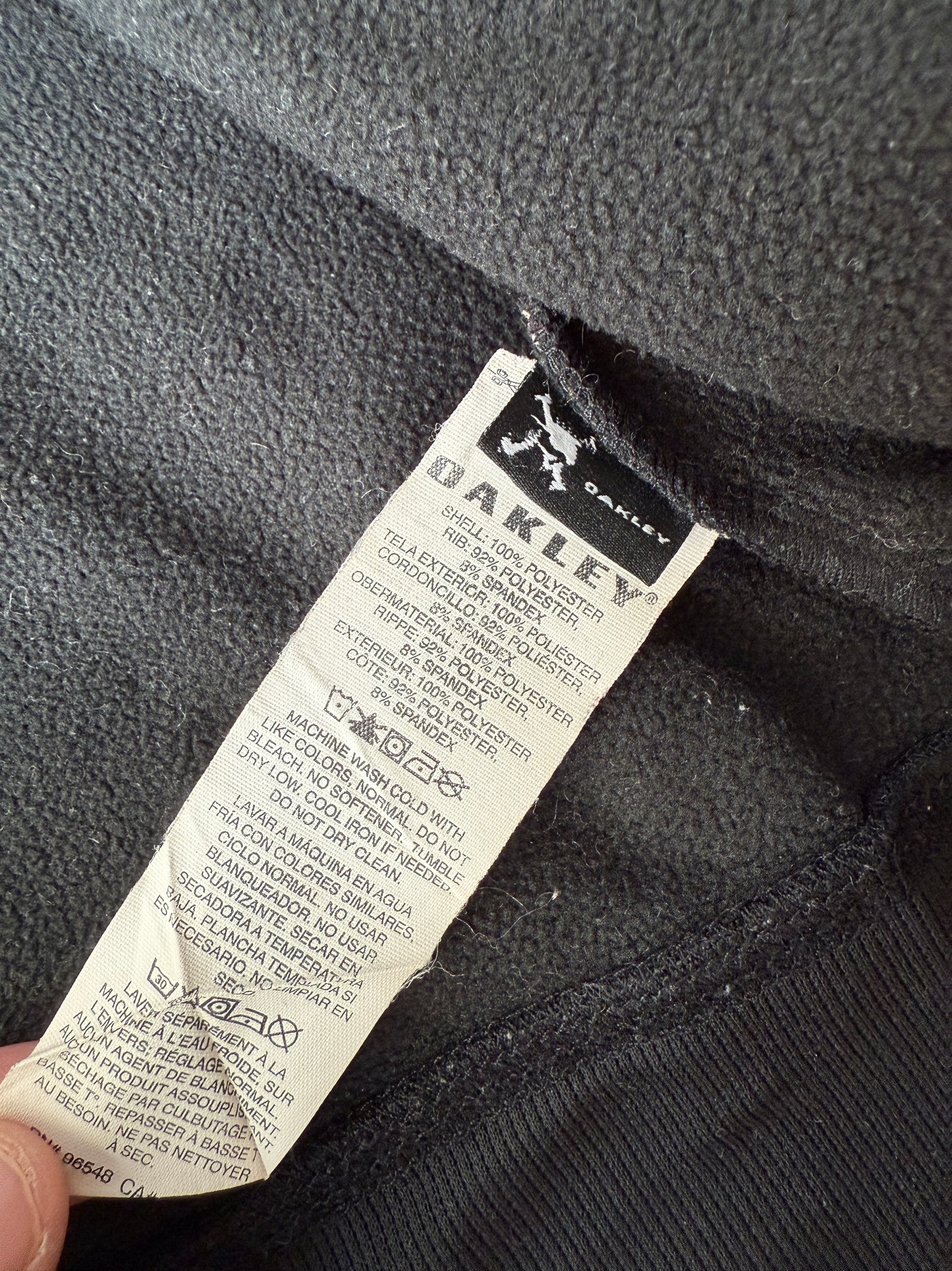 Oakley 2000’s Zip Up Fleece Hoodie (M)