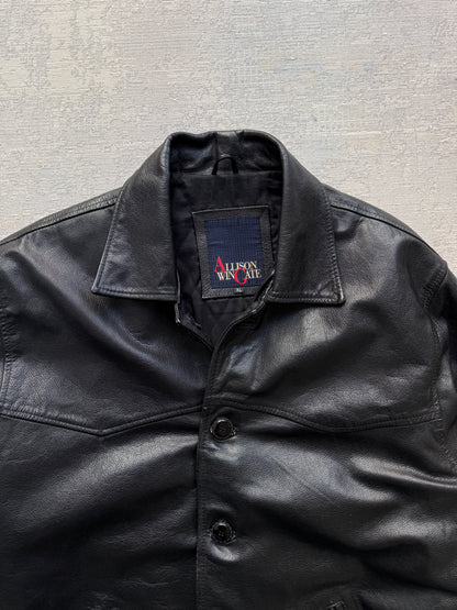 Vintage 90s Allison Wingate Genuine Leather Jacket (XL)