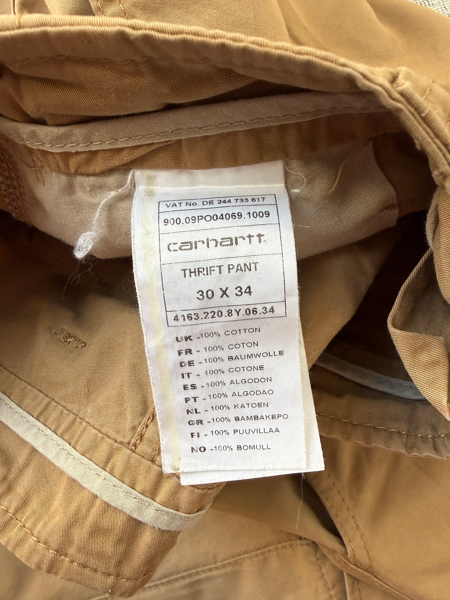 Carhartt Thrift Cargo Pant (W30 L34)