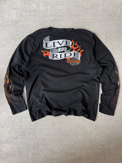Harley Davidson Live To Ride Longsleeve (L)