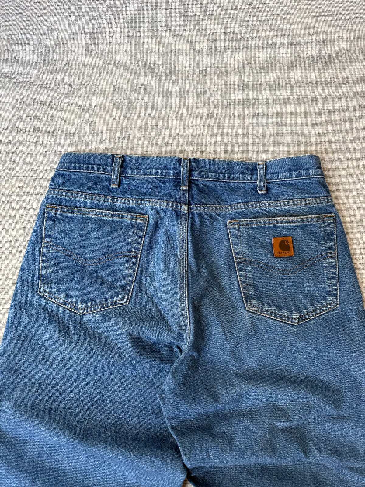 Carhartt B172 Flannel-Lined Relaxed Fit Jeans (W35 L34)
