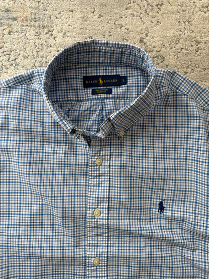 Ralph Lauren 100% Cotton Stretch Shirt (L)