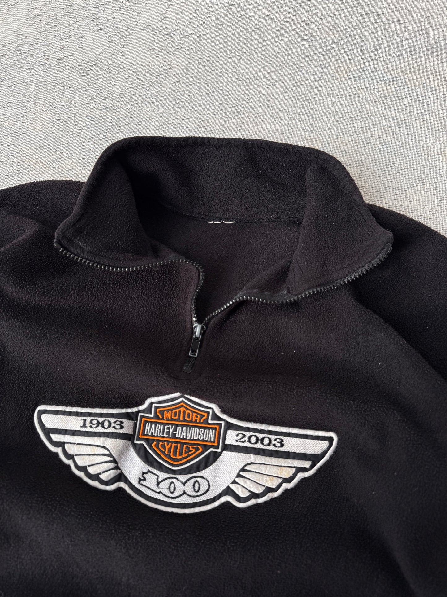 Harley Davidson Quarter Zip Fleece (L)