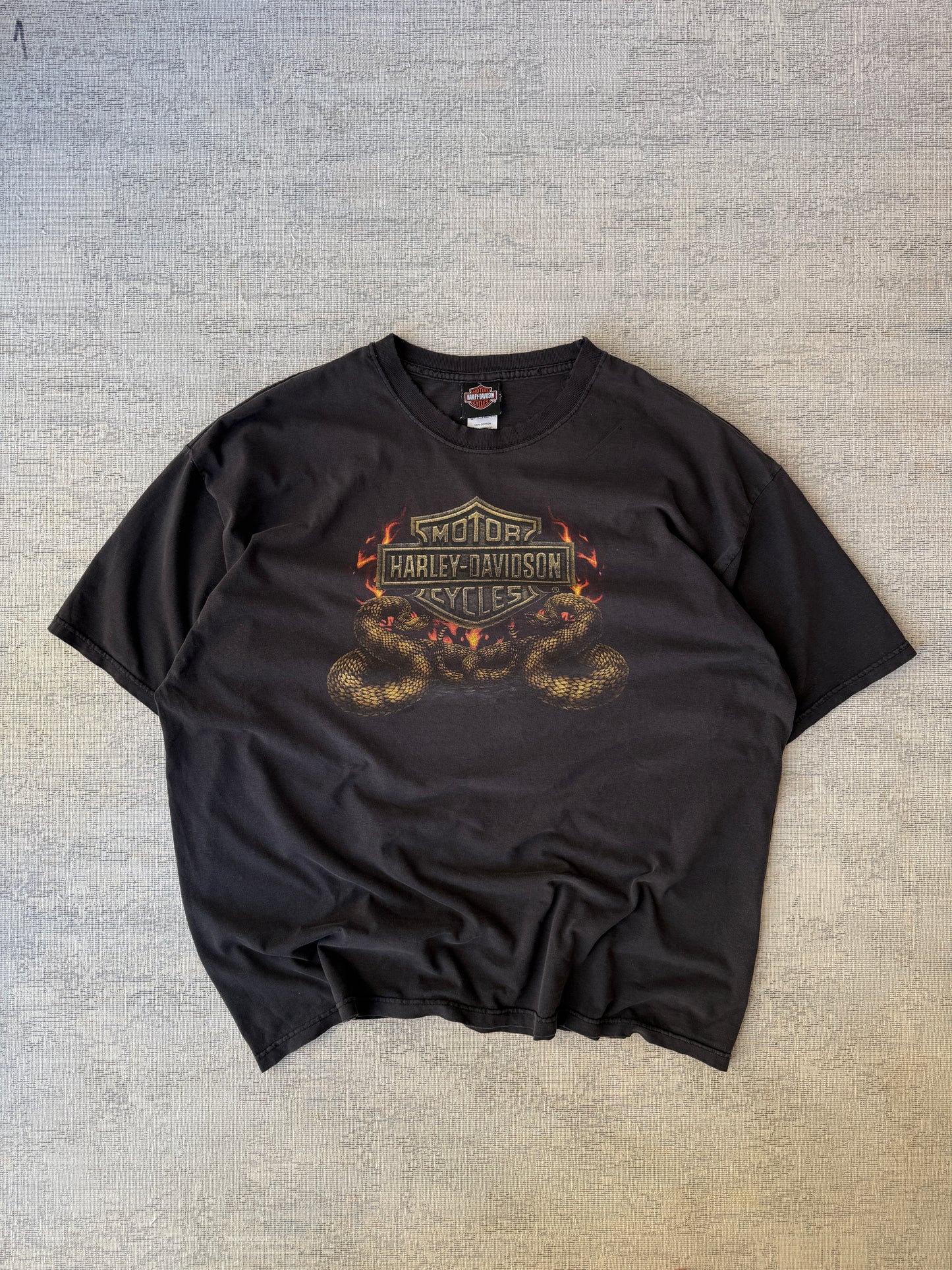 Harley Davidson Thunderbird Oversized Vintage Tee (XL)