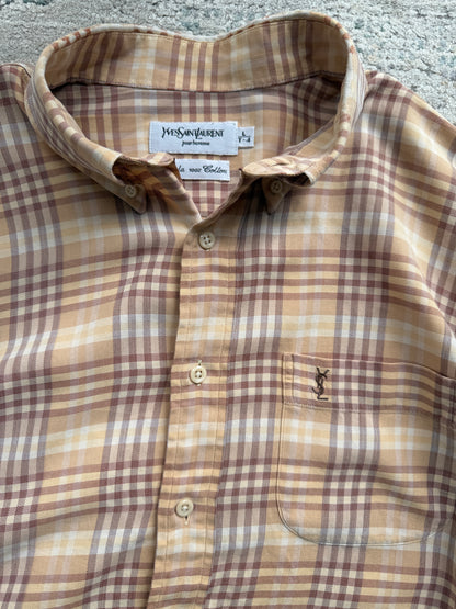 Yves Saint Laurent 100% Cotton LS  Shirt (L)