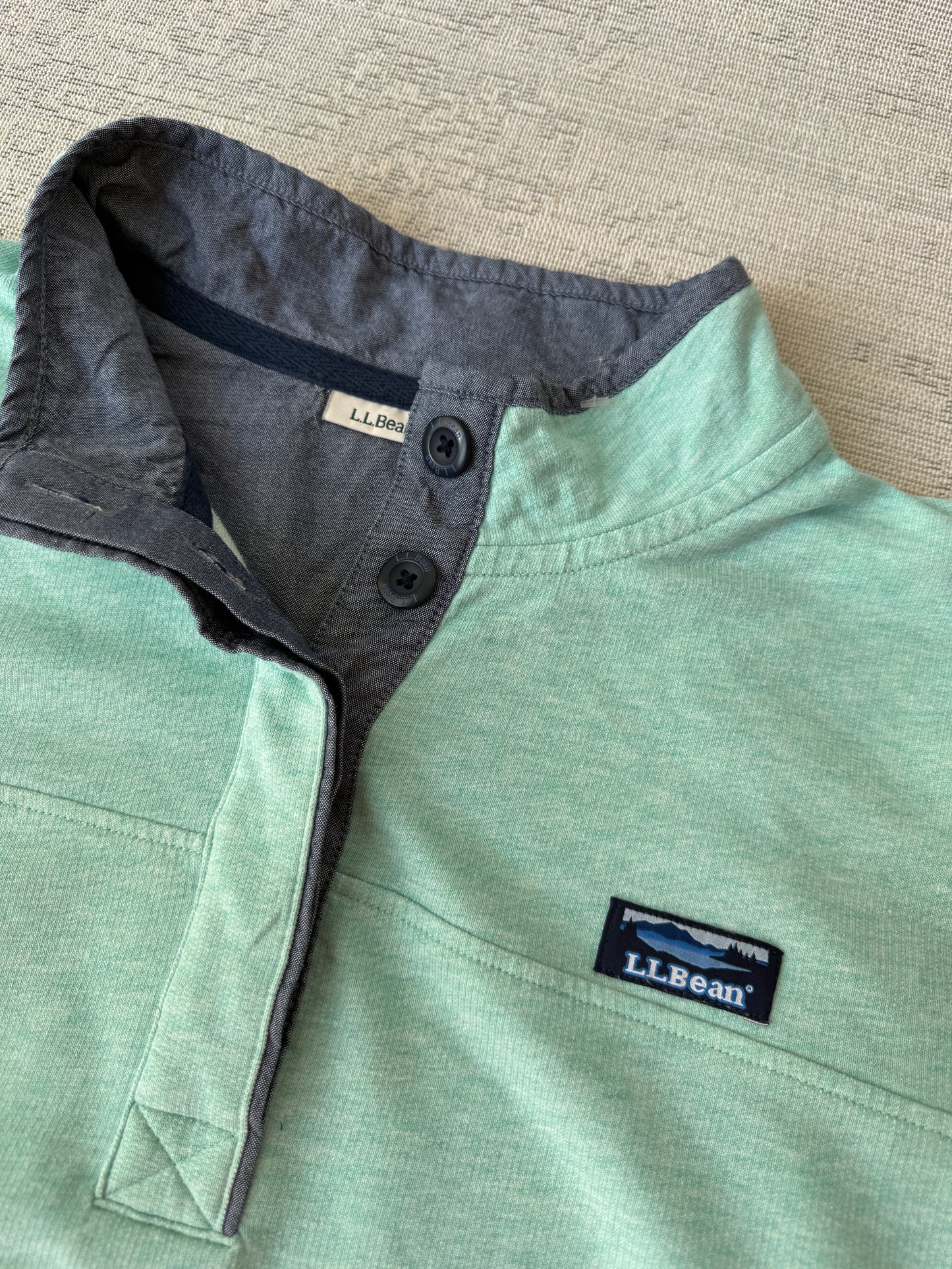 L.L Bean 1/4 Fleece Sweater (XL)