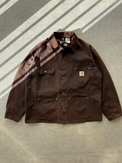 Carhartt Early 2000’s Cotton Duck Canvas Chore Coat Jacket (XL)