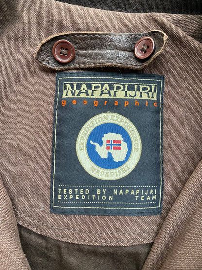 Napapijri Vintage Leather Jacket (L)
