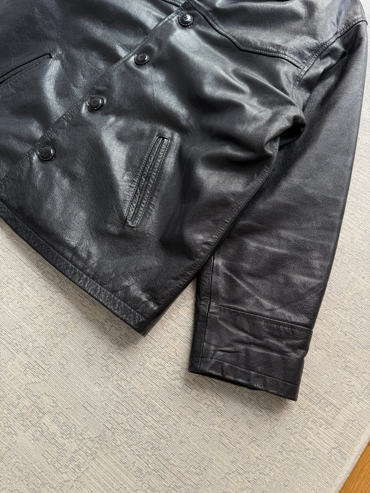 Vintage 90s Allison Wingate Genuine Leather Jacket (XL)