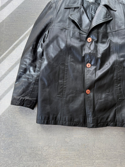 Versace Jeans Couture 90’s Style Leather Jacket (L)