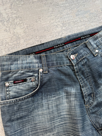 Prada Vintage Washed Denim Jeans (W32)