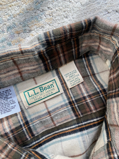 L.L Bean Vintage Flannel Shirt (XL)