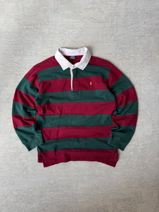 Ralph Lauren Striped Longsleeve Polo (M)