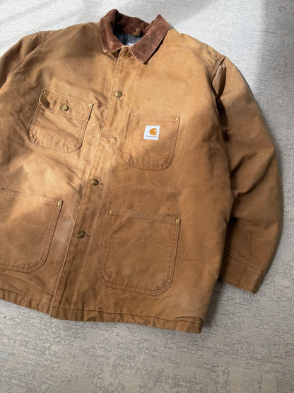 Carhartt J001 Duck Canvas Chore Coat Jacket (XL)