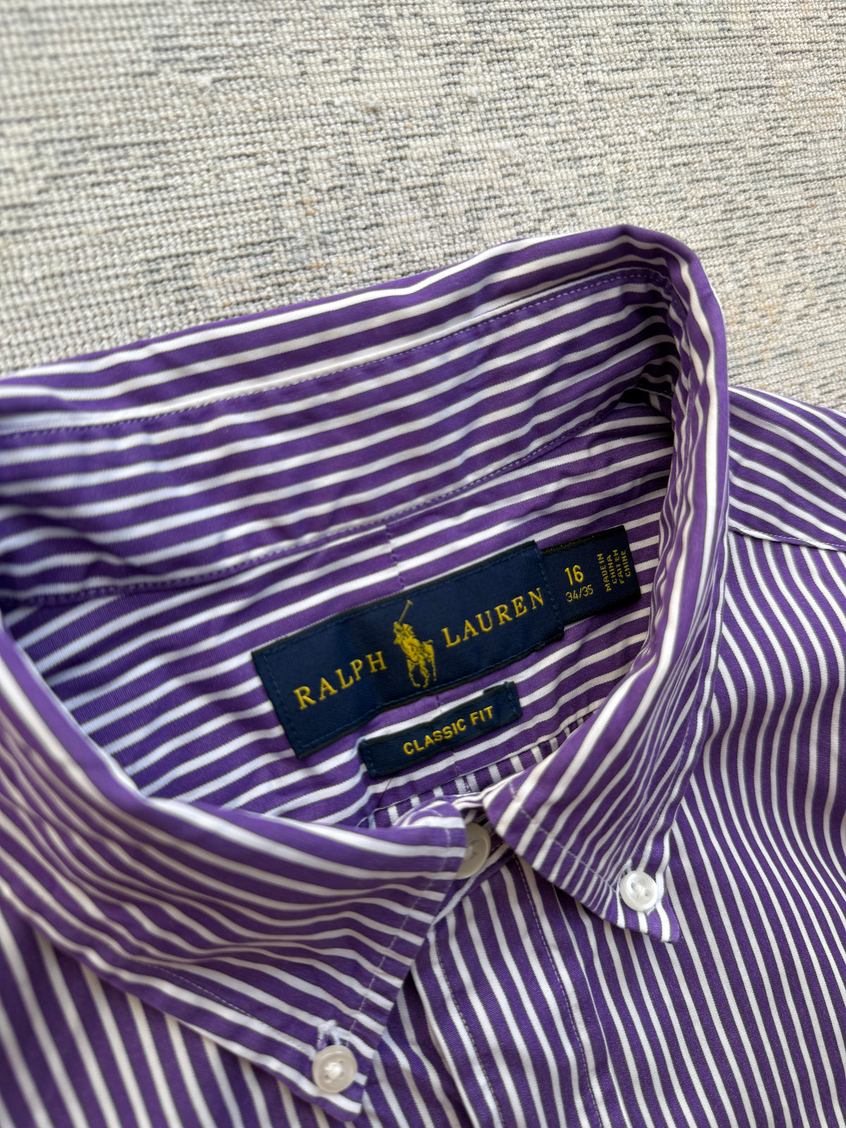 Polo Ralph Lauren Classic Fit Striped Shirt (L)
