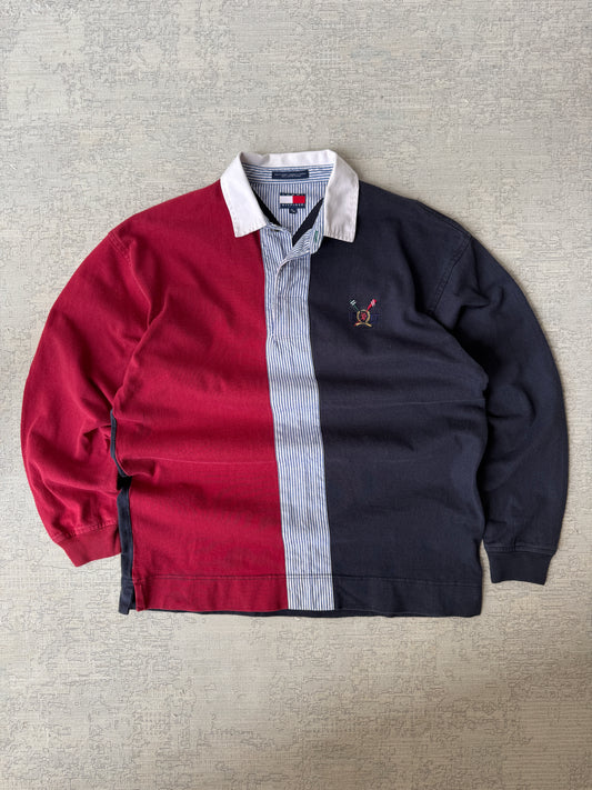 Tommy Hilfiger Vintage Rugby Ls Polo (M)