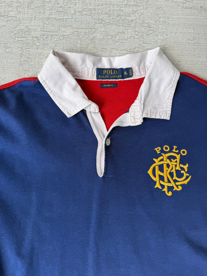 Ralph Lauren Tri-Tone Longsleeve Polo (XL)