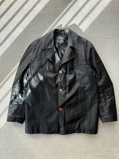 Versace Jeans Couture 90’s Style Leather Jacket (L)