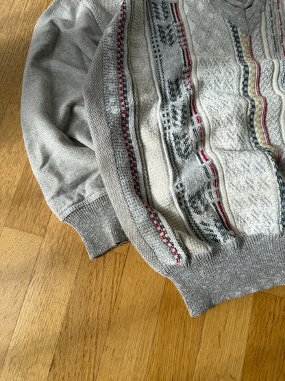 Renato Cavalli Vintage Pattern Knit Sweater (L)