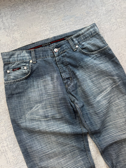 Prada Vintage Washed Denim Jeans (W32)