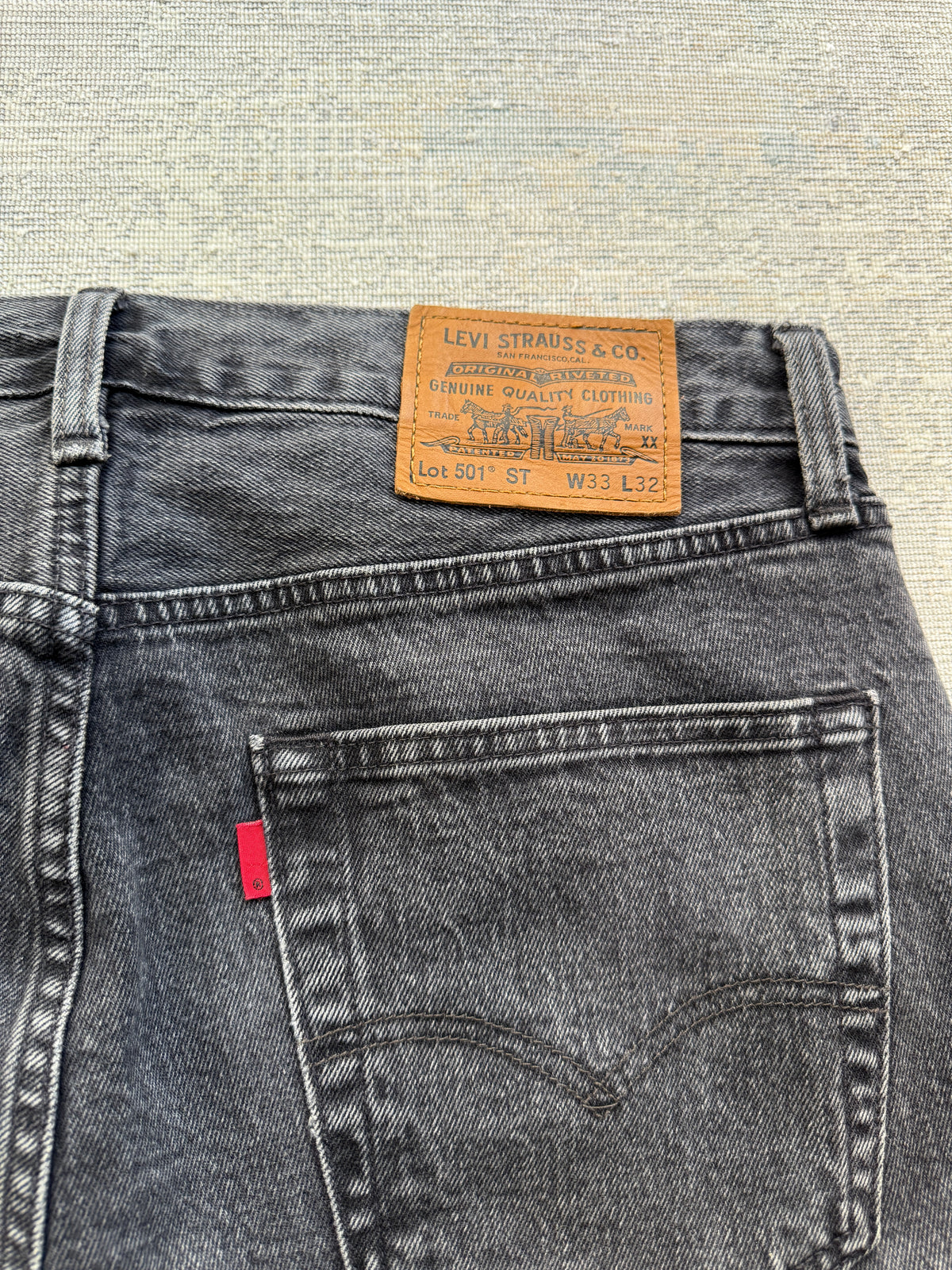 Levi’s x Justin Timberlake “Fresh Leaves” 501 ST Slim Taper Jeans (W33 L32)