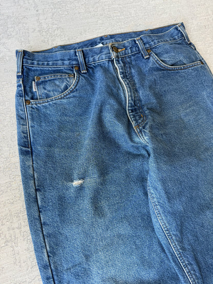 Carhartt B172 Flannel-Lined Relaxed Fit Jeans (W35 L34)