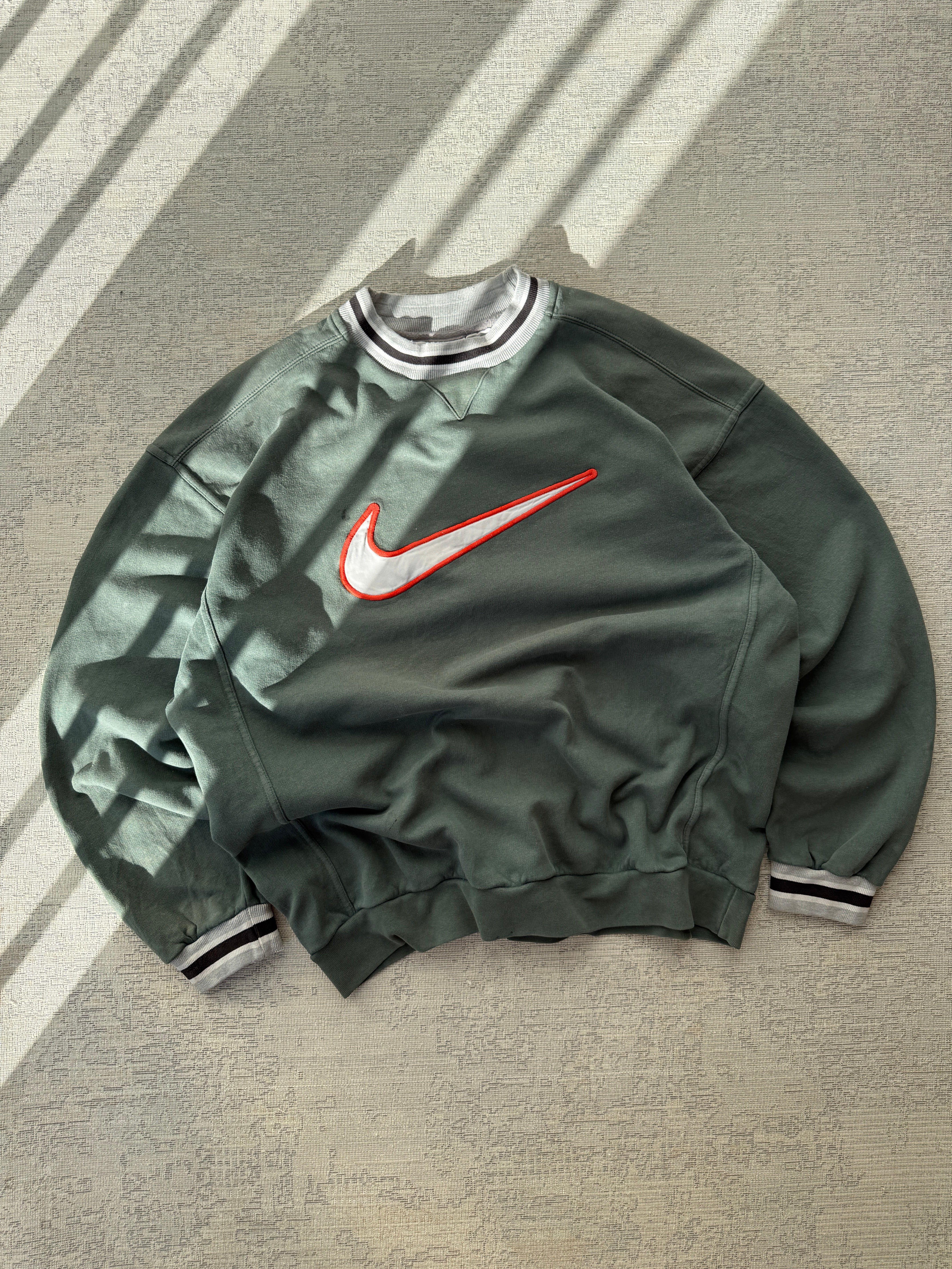 vintage nike tick sweater
