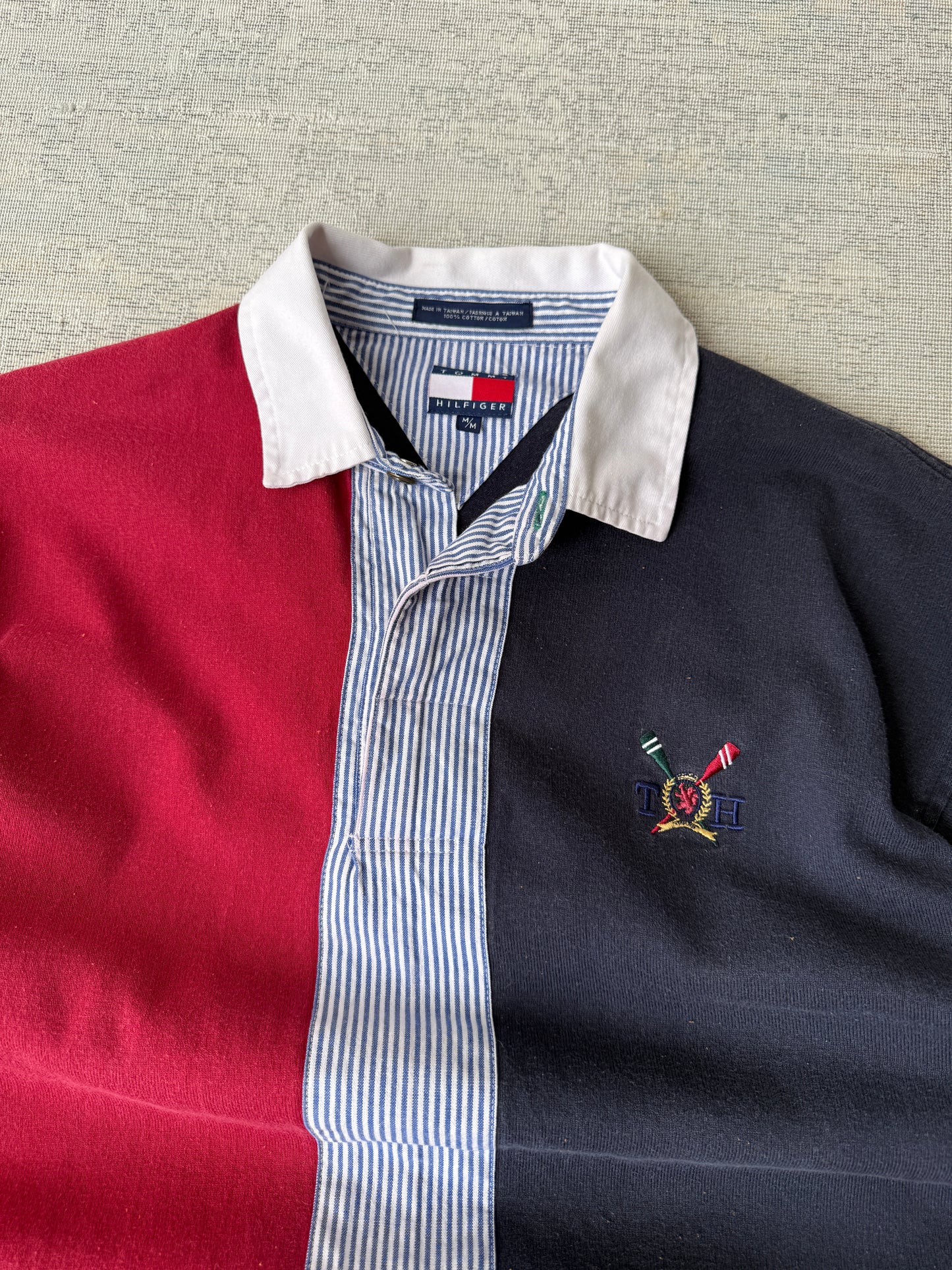 Tommy Hilfiger Vintage Rugby Ls Polo (M)