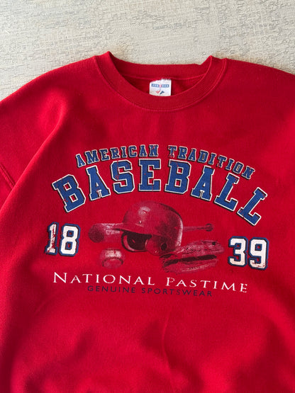 Jerzees Vintage Baseball Crew (M)